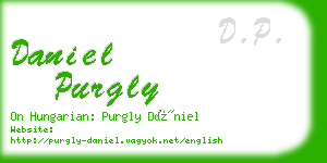 daniel purgly business card